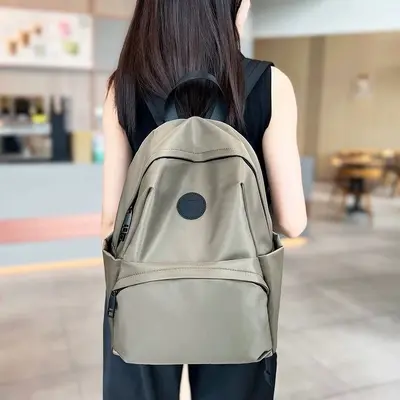 Lightweight Waterproof Oxford Fabric Women's Travel Backpack with Laptop Compartment - 3