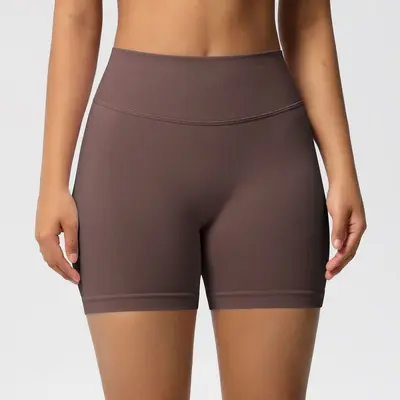Seamless High-Waist Women's Fitness Shorts, Butt-Lifting, Quick-Dry Yoga Shorts - 3