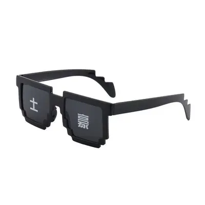 Pixelated Mosaic Glasses, Live Stream and Cosplay Prop, Funny Party Accessory - 10