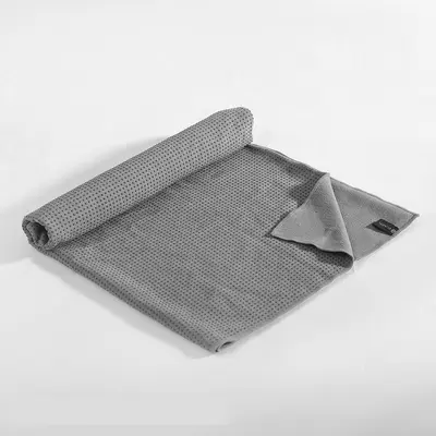 Yoga matı havlusu, mikrofaser, kaymaz, taşınabilir - 11