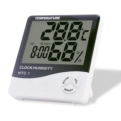 HTC-1 Digital Indoor Thermometer Hygrometer with Alarm Clock - 7