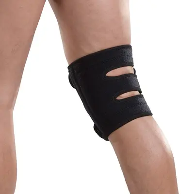 Silicone Anti-Slip Sports Knee Pads with Spring Support, for Running and Basketball
