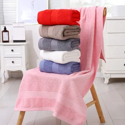 Bath towel pure cotton, extra thick, hotel quality, embroidered - 3