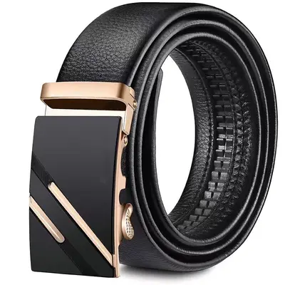 Erkek otomatik tokalı deri kemer moda klasik çok yönlü moda pantolon kemeri popüler toptan dropshipping - 4