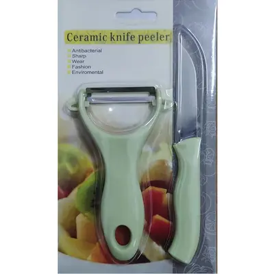 Mutfak meyve bıçağı iki parçalı set, üç parçalı set, paslanmaz çelik meyve bıçağı, kesme tahtası, kavun soyacağı hediye seti - 11