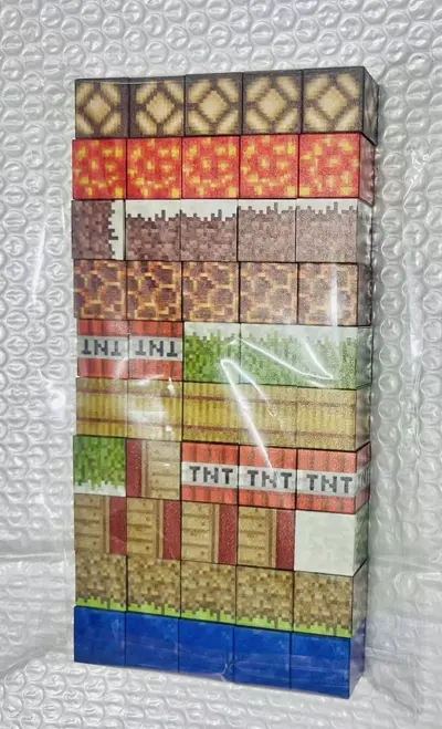 MC Mein Bau-Stein Welt Magnetischer Würfel Puzzle DIY Umweltfreundliches Spielzeug Magnetische Montage Kinder Set Geschenk - 11