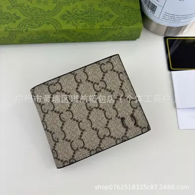 GG Supreme Short Wallet, Classic Retro Bifold, Coin Pocket, Men's Style - 7