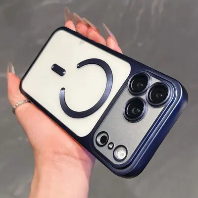 Magnet-Handyhülle matt für iPhone 17 Pro Max, weiche Schale