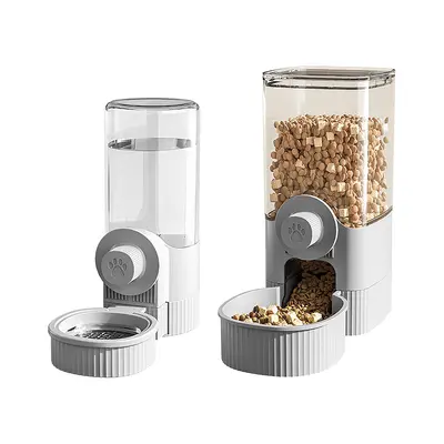 猫咪悬挂式宠物饮水器狗狗喝水用品悬挂笼子狗盆猫碗自动喂食器