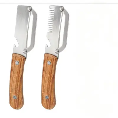 Ahşap saplı sebze soyucu 2.0 multifunksiyonel - 12