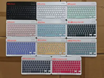 蓝牙键盘适用iPad平板小米苹果手机静音办公无线妙控键盘鼠标套装 - 7