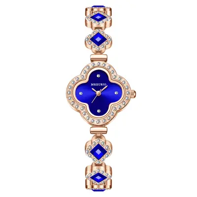 Live streaming hot-selling fashion four-leaf clover bracelet quartz watch emerald women's watch women's watch manufacturer wholesale - 13