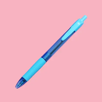 Colorful Retractable Ballpoint Pen, Soft Grip, Bullet Tip - 9