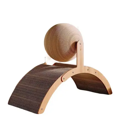 Vertical Ferris Wheel Cat Scratching Ball with Sisal Board - 6