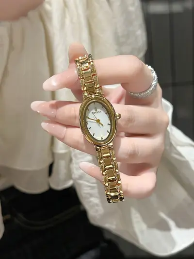 AIMANA New Pigeon Egg Dial Women's Watch Premium Elegant Luxury Temperament Wristwatch Exquisite Baguette Watch Wholesale - 10