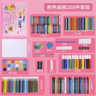 Aquarellstift-Set, 208 Teile für Kinderkunstprojekte - 4