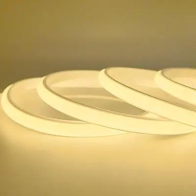 LED light strip high voltage 220v super bright flexible COB self-adhesive soft light strip outdoor waterproof lighting home improvement engineering lighting - 7