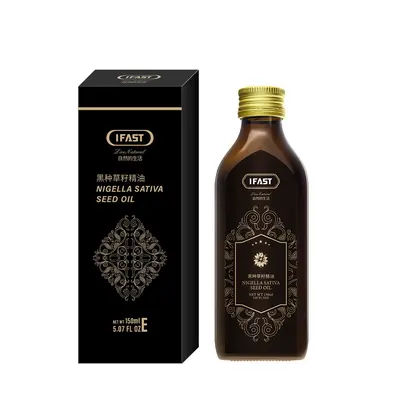 IFAST Black Cumin Seed Hair Oil 150ml, Prevents Breakage - 5