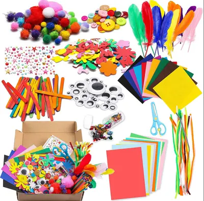 Early Education Children's Handcraft Material Set, Creative DIY Toy - 6