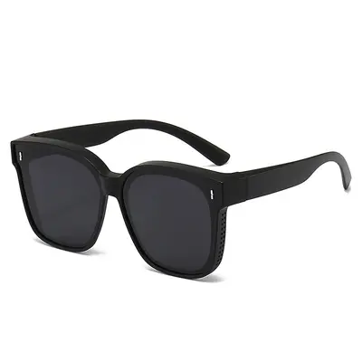 Clip-On Polarized Sunglasses, Fits Over Prescription Glasses, 2-in-1 - 12
