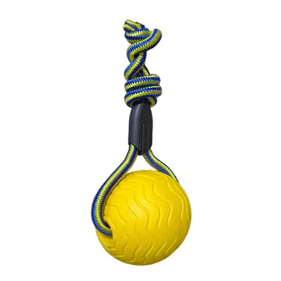 EVA Dog Toy Ball with Floating Frisbee and Tug Ring, Bite-Resistant - 11