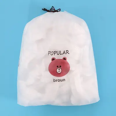 Altın Tavşan tek kullanımlık streç film kapak gıda sınıfı koku önleyici ev kase kapağı özel toz geçirmez streç film kapak toptan - 11