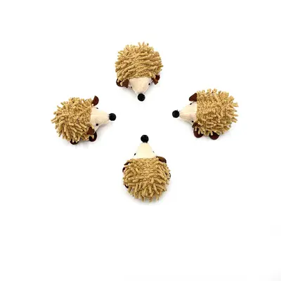 Plush Hedgehog Cat Toy Scratch and Self-Play - 4