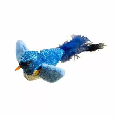 Cat Teaser Wand with Simulated Bird and Sound - 5