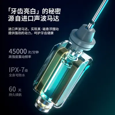 USB Rechargeable Electric Toothbrush with Ultrasonic Cleaning and Soft Bristles - 4