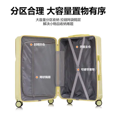 20-Inch Front-Opening Suitcase, Spinner Wheels, Combination Lock - 3