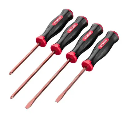 Cross screwdriver set, heavy duty, percussion