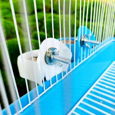 Hamster-Wasserspender zum Anhängen an den Käfig, Trinkflasche für Kleintiere, Wasserspender aus Edelstahl mit Kugelventil, auslaufsicher, Tränke für Kleintiere