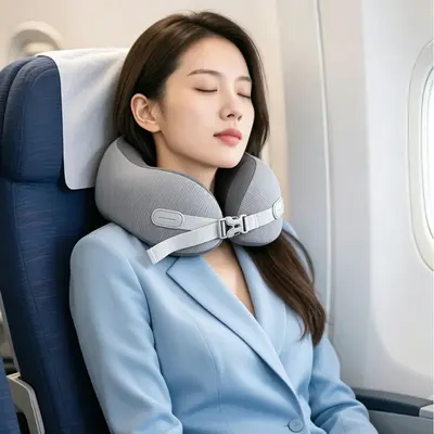 U-shaped neck pillow, portable