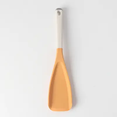 Silikon Spatula ve Kepçe Seti, 4 Parça, Mutfak Süzgeçli Kaşık - 9