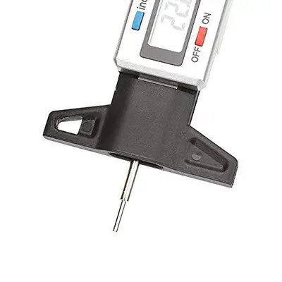 Digitales Reifenprofiltiefenmessgerät, 0-25,4 mm Messbereich