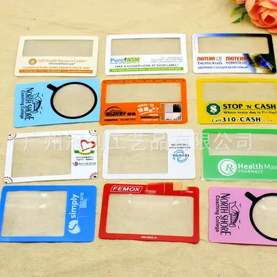 PVC Card Magnifier 140x38 mm 3x Magnification