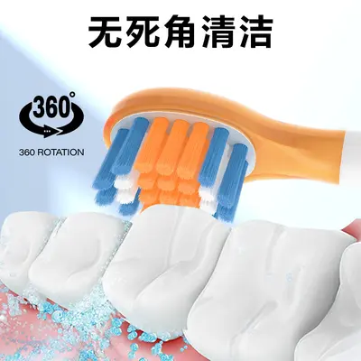 Replacement Brush Heads for Meihong and usmile Kids Electric Toothbrush - 3
