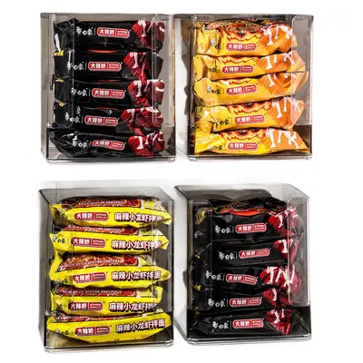 Desktop instant noodle storage organizer with shelf - 5