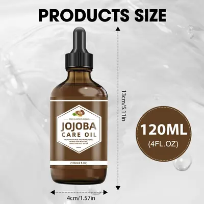 Organic Jojoba Oil, Pure Natural, Hair and Skin Care