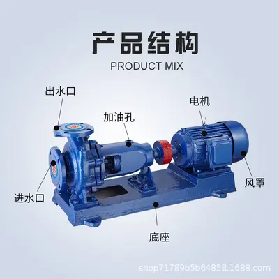 IS卧式清水离心泵大流量灌溉排污/农用卧式抽水柴油机/农田增压泵
