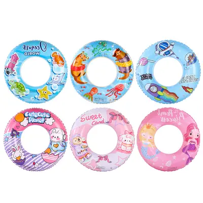 Cartoon PVC Armpit Swim Ring for Children Ages 3 to 6 - 12