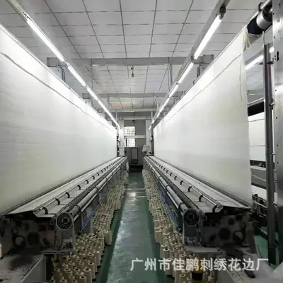 Computer-Embroidered Milk Silk Water-Soluble Lace for Garment Accessories - 5
