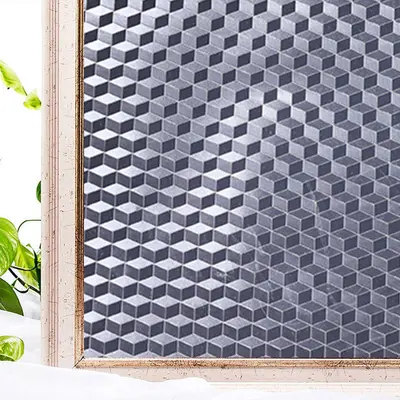 Wholesale Frosted Glass Film Static Cling Adhesive-Free Glass Stickers Bathroom Door Window Decoration Frosted Privacy Stickers - 12
