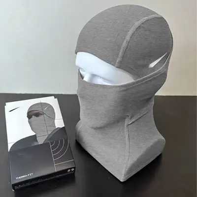 Hook-Loop Beanie and Face Mask for Cycling and Skiing, Warm and Dust-Proof - 11