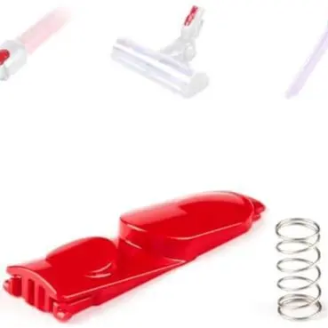 Dyson Süpürge Düğmesi, Kırmızı, Yaylı