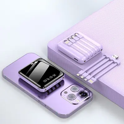 Popüler Mini Powerbank 3C Sertifikalı 20000mAh Kompakt Taşınabilir Mobil Güç Kaynağı Logo Baskılı Toptan - 13