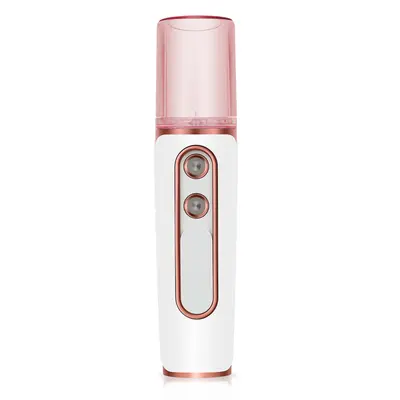 Çift Delikli Sprey Su Takviye Cihazı El Tipi Taşınabilir USB Şarjlı Yüz Nemlendiricisi Güzellik Cihazı Mini Soğuk Sprey Nemlendirici