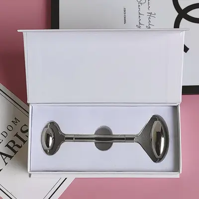 3D Roller Massageverpackung Box, kleine Lotusduschkopf Schachteln mit Schublade, Jade Gua Sha Platte, Magnetische Verpackungskartons - 8