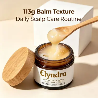 Hair Thickening Balm Plant-Based Hair Care Cream Strong and Soft