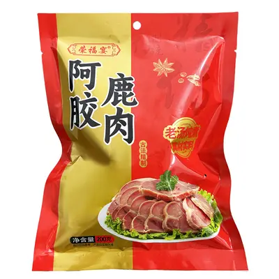 Vacuum-Packed Cooked Venison in Sauce 200g, Donkey-Hide Gelatin - 7